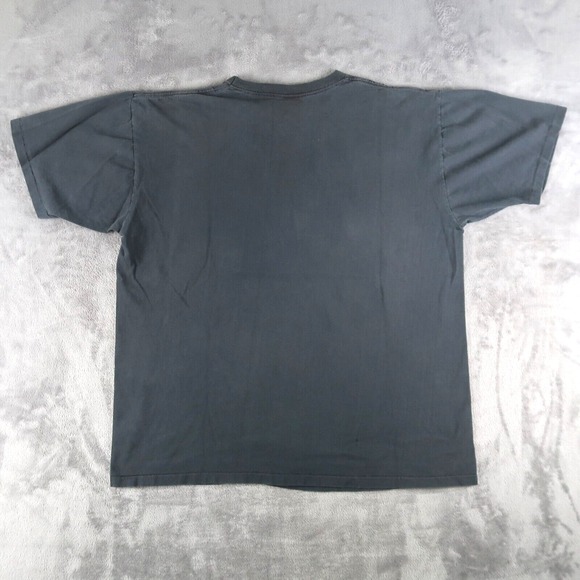 Vintage 90s Warner Bros Tasmanian Devil T-Shirt XL 1993 Black Made In USA - Picture 2 of 13